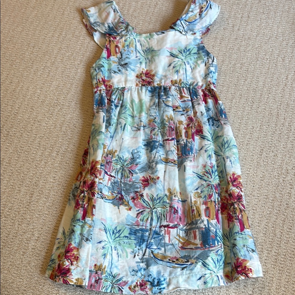 Zara girls Tropical Print Dress